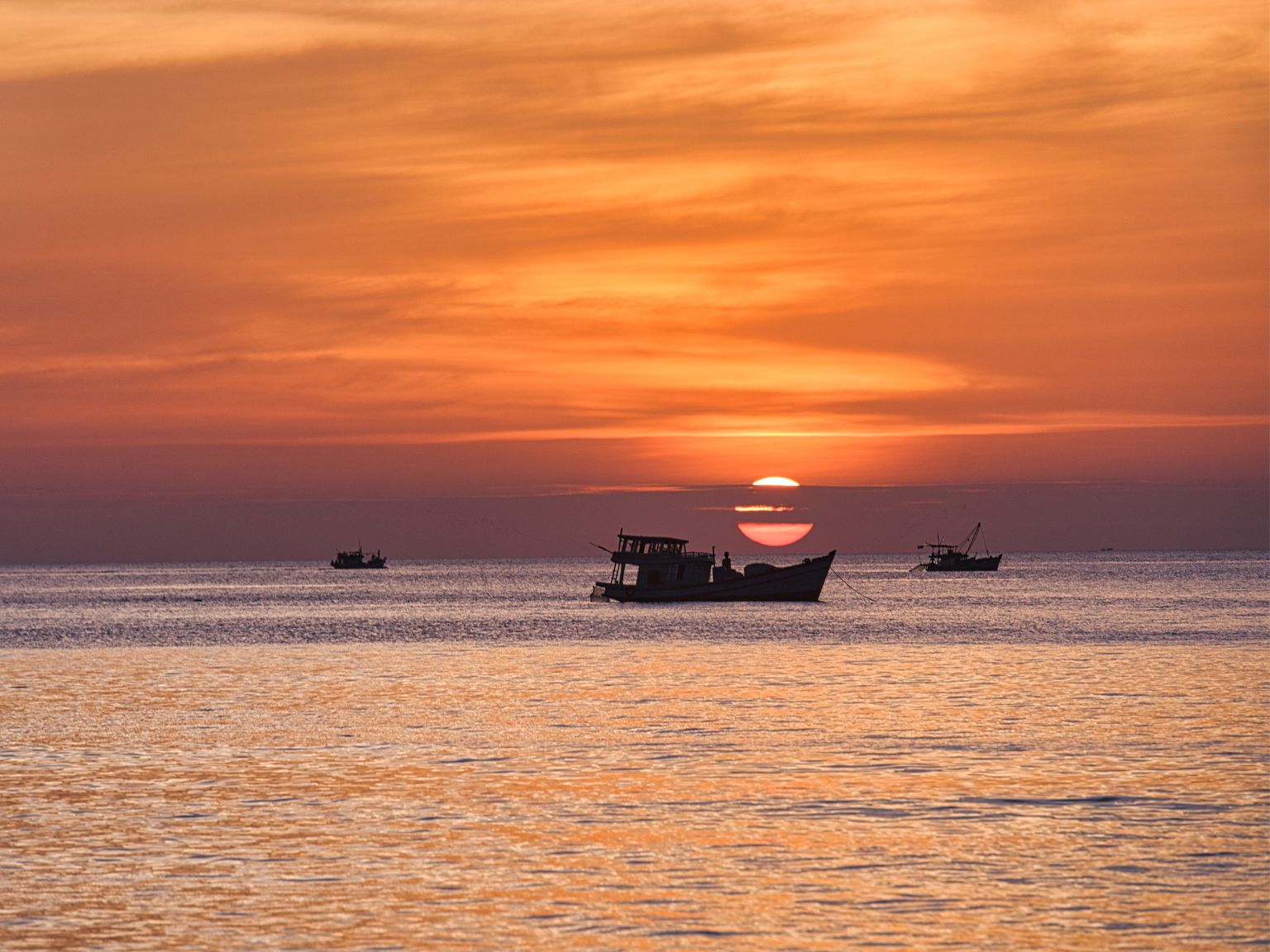 sunset in phu quoc
