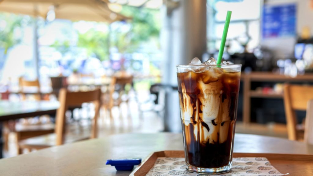 Take morning coffee in Sunset Town