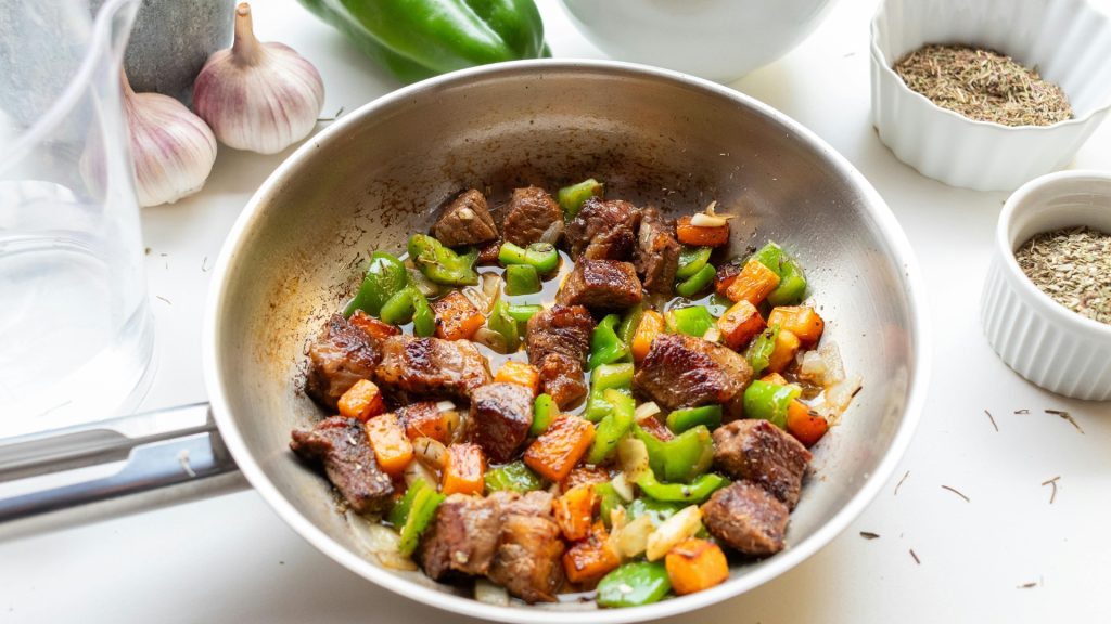 Stir-Fried Beef in Phu Quoc Pepper at the spice house, cassia cottage